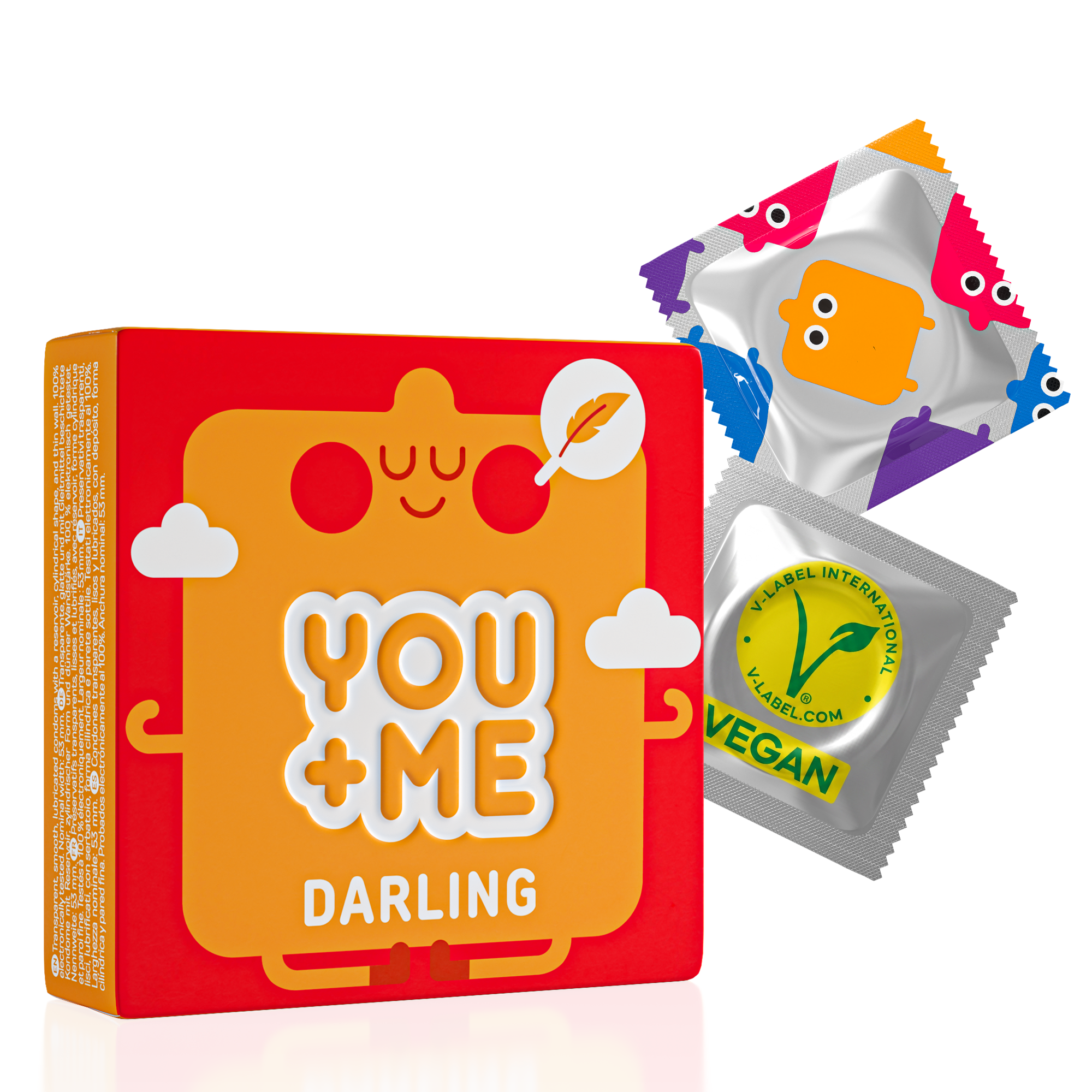 DARLING VEGAN CONDOMS WITH AN EXTRA THIN WALL 3 PCS
