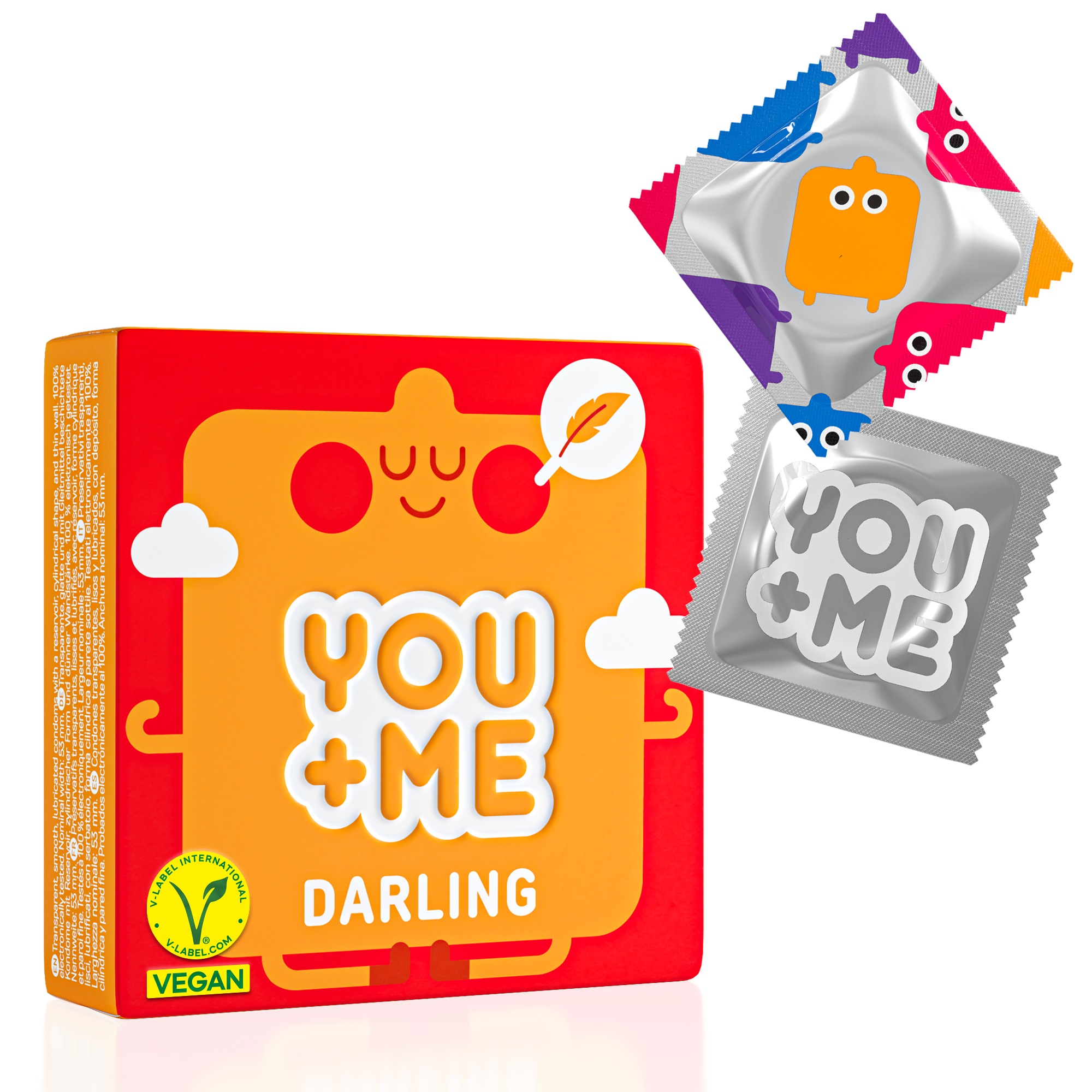 DARLING VEGAN CONDOMS WITH AN EXTRA THIN WALL 3 PCS