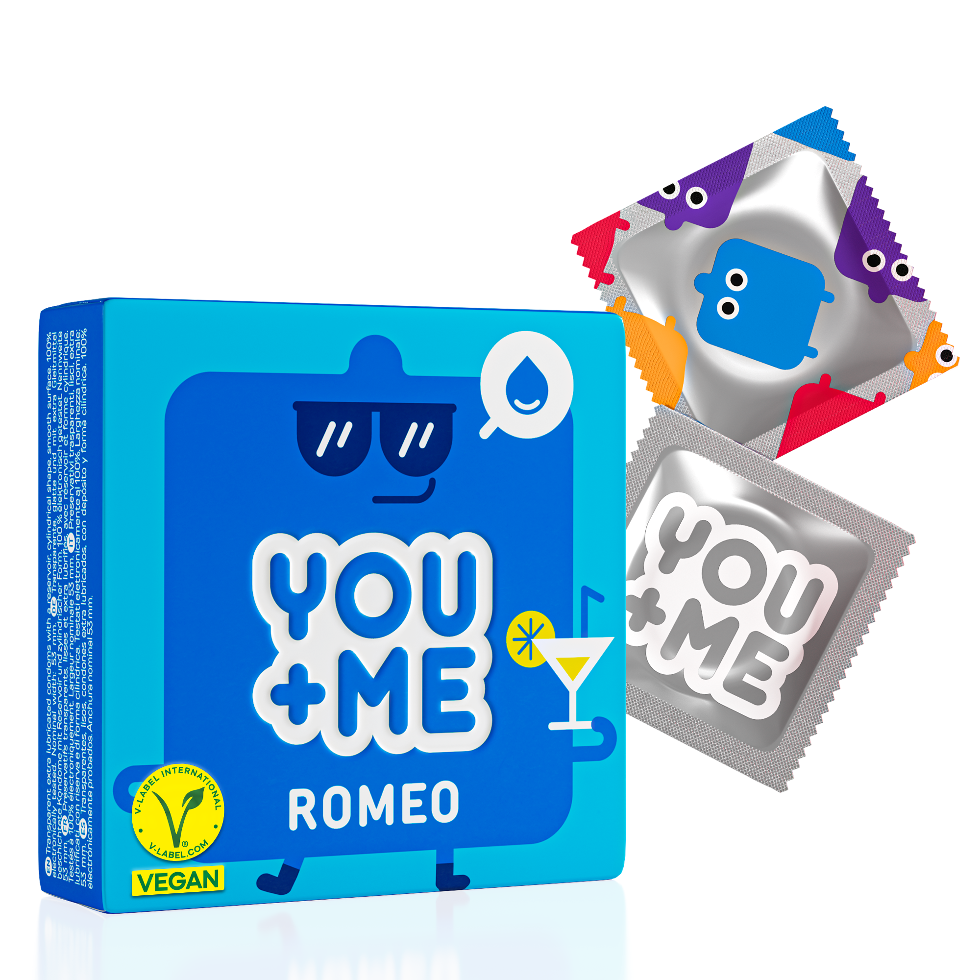 ROMEO VEGAN CONDOMS EXTRA-LUBRICATED 3 PCS