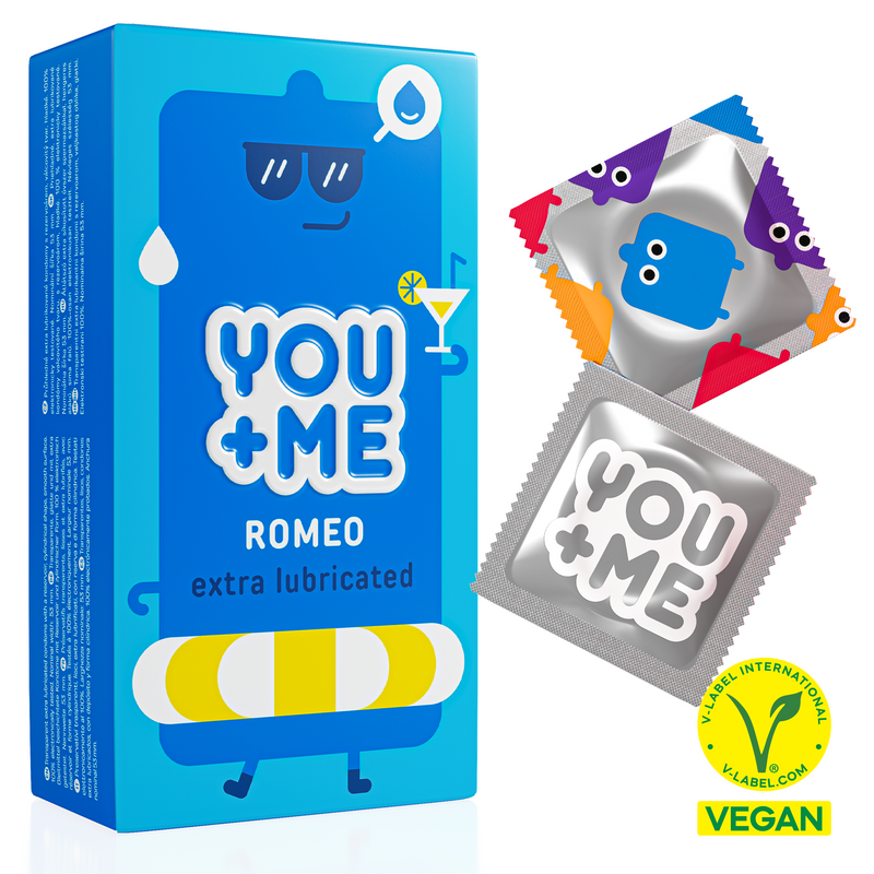 ROMEO VEGAN CONDOMS EXTRA-LUBRICATED 12 PCS