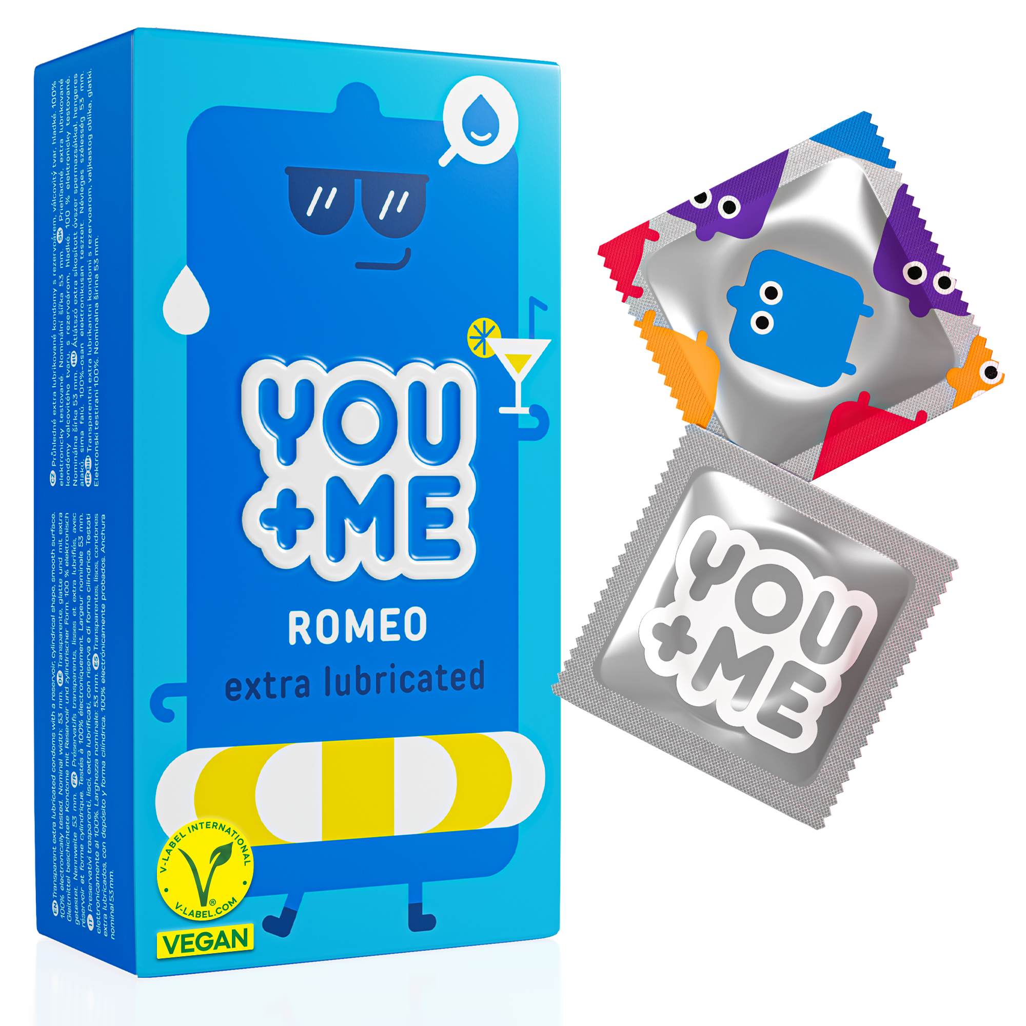 ROMEO VEGAN CONDOMS EXTRA-LUBRICATED 12 PCS