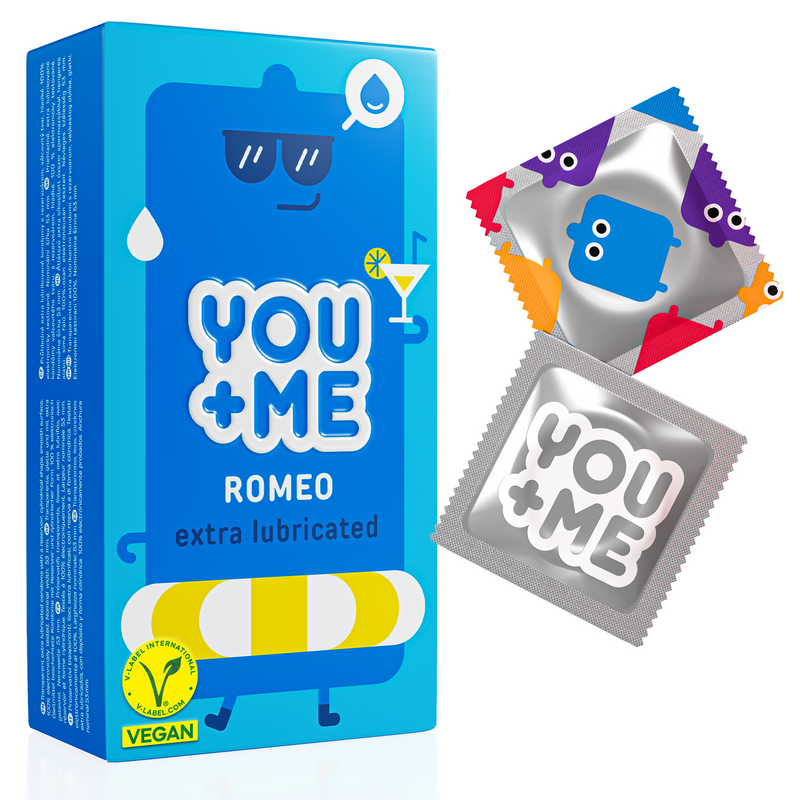 ROMEO VEGAN CONDOMS EXTRA-LUBRICATED 12 PCS