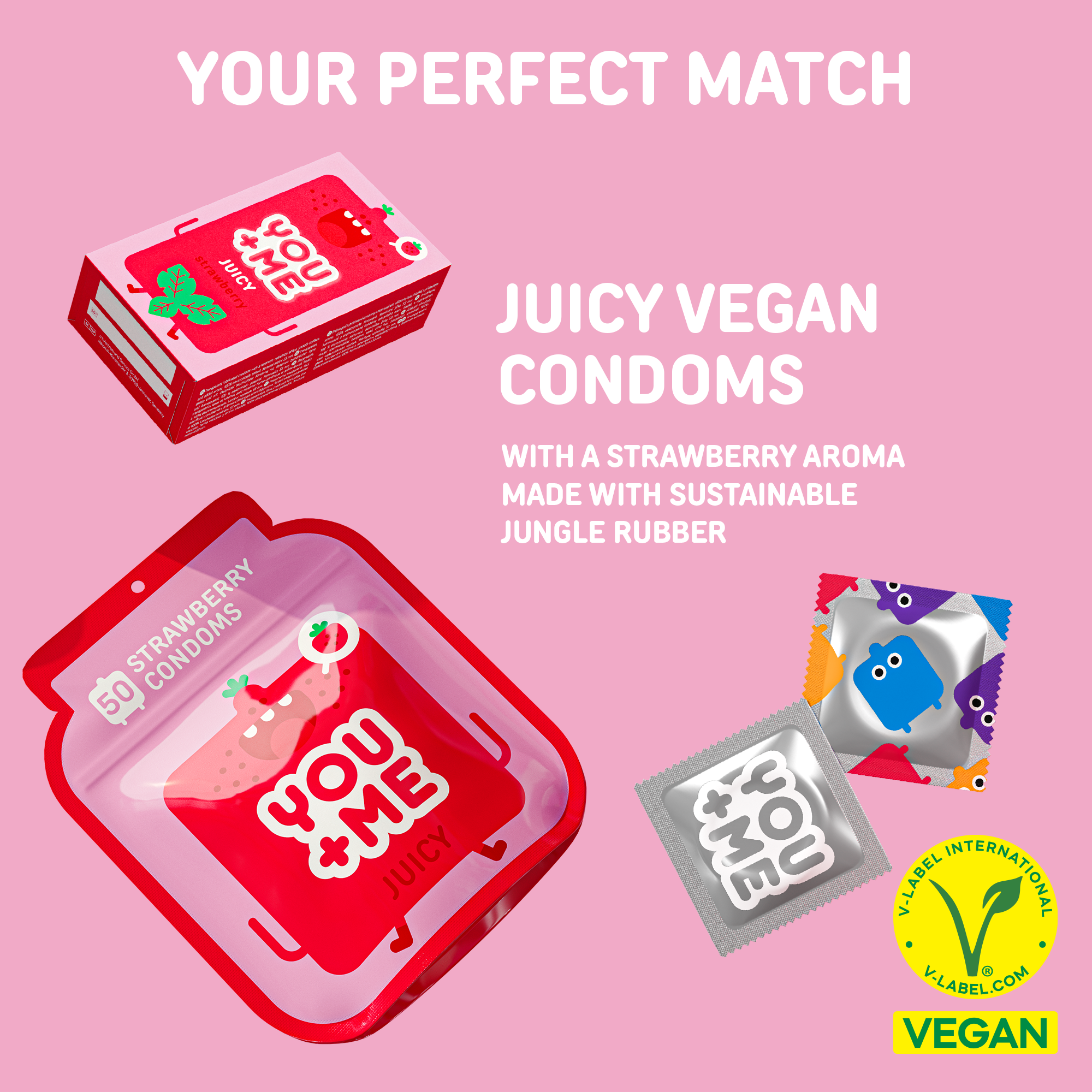 JUICY VEGAN LUBRICANT WITH STRAWBERRY AROMA