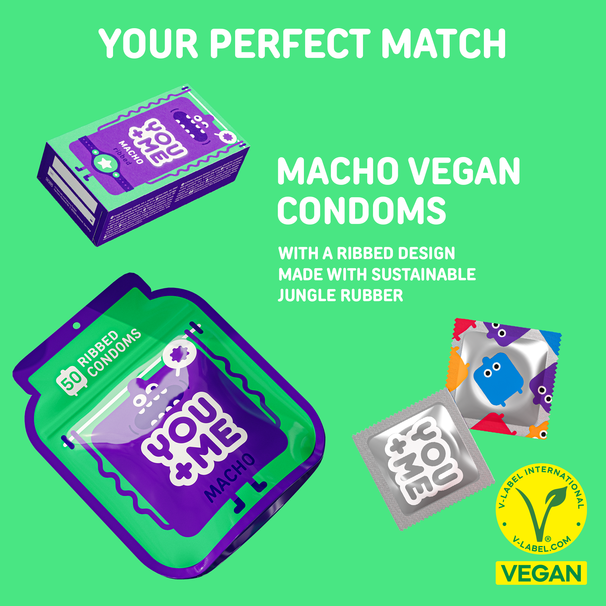 MACHO VEGAN LUBRICANT WITH TINGLING AROUSAL EFFECT