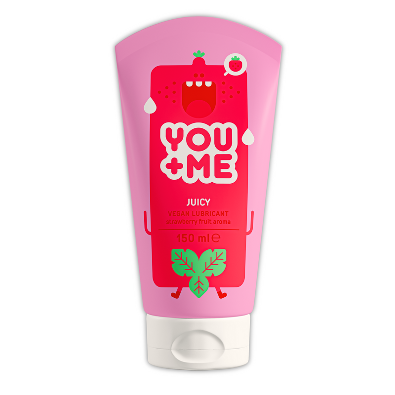 JUICY VEGAN LUBRICANT WITH STRAWBERRY FRUIT AROMA