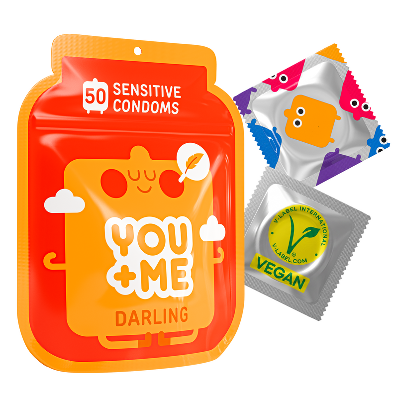 DARLING VEGAN CONDOMS WITH AN EXTRA THIN WALL 50 PCS