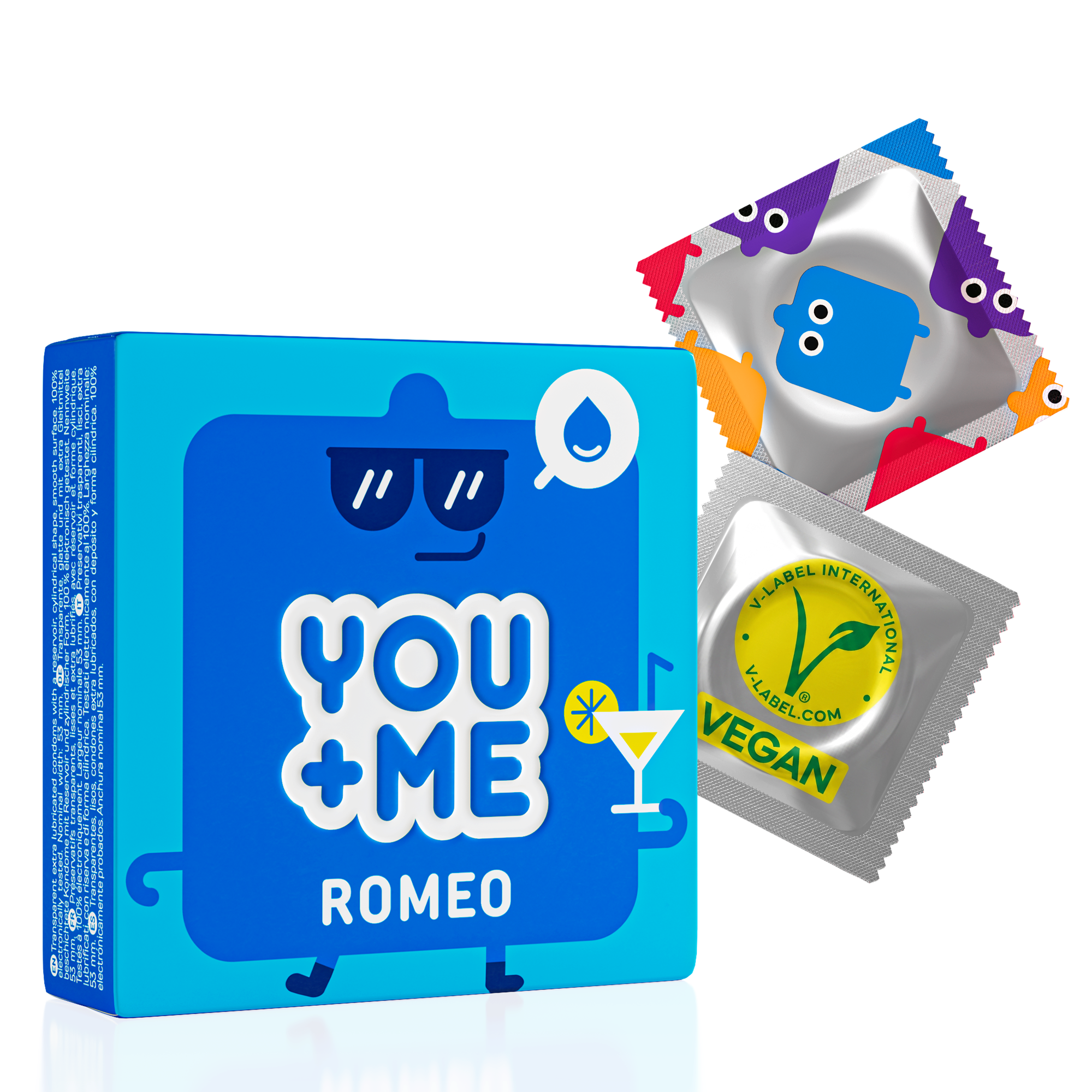 ROMEO VEGAN CONDOMS EXTRA-LUBRICATED 3 PCS