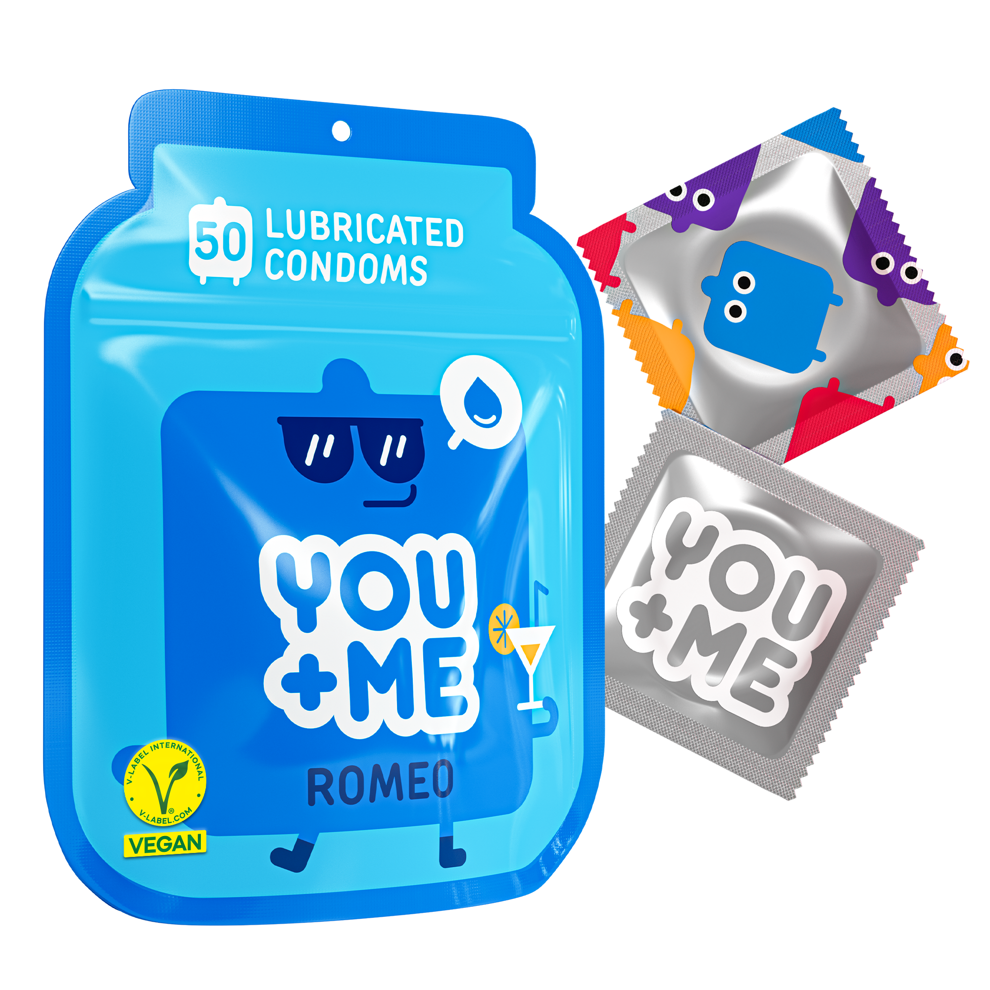 ROMEO VEGAN CONDOMS EXTRA-LUBRICATED 50 PCS