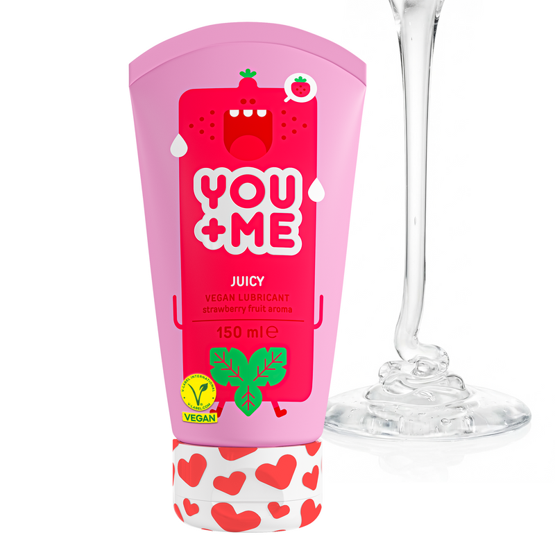 JUICY VEGAN LUBRICANT WITH STRAWBERRY AROMA