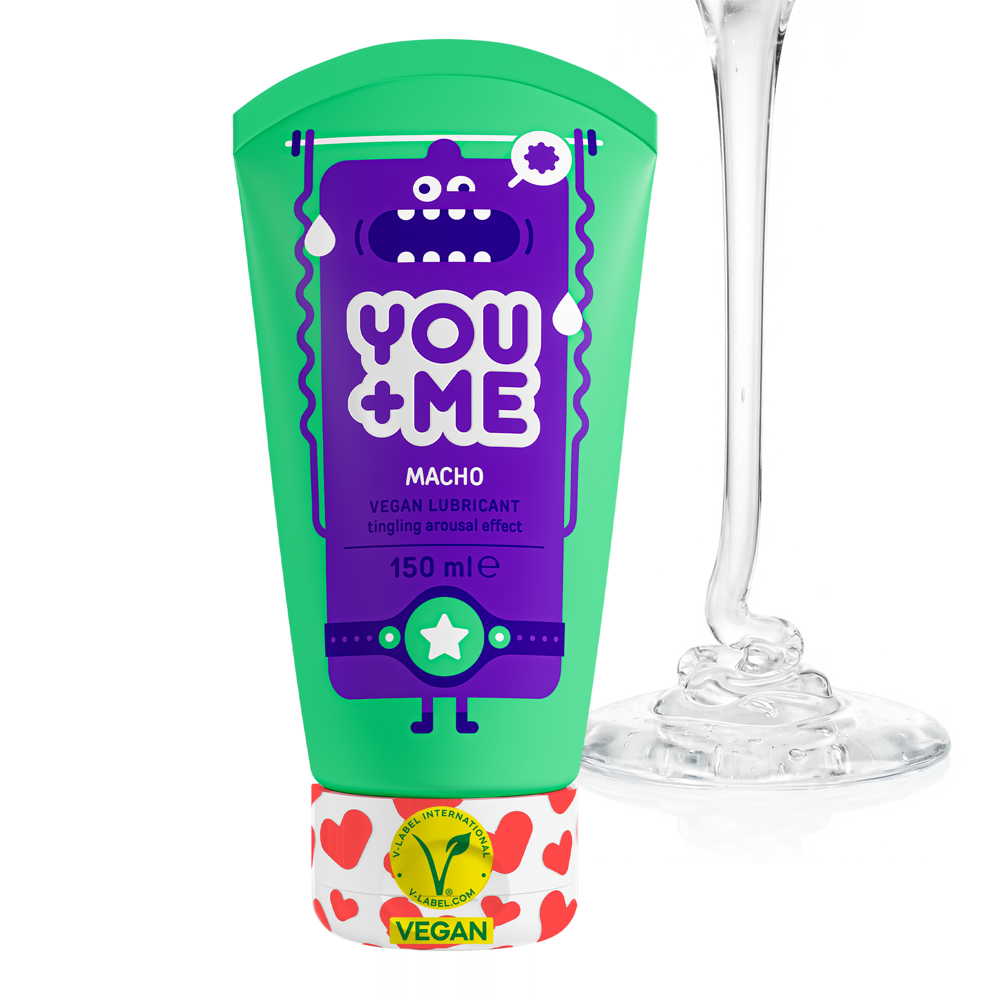 MACHO VEGAN LUBRICANT WITH TINGLING AROUSAL EFFECT