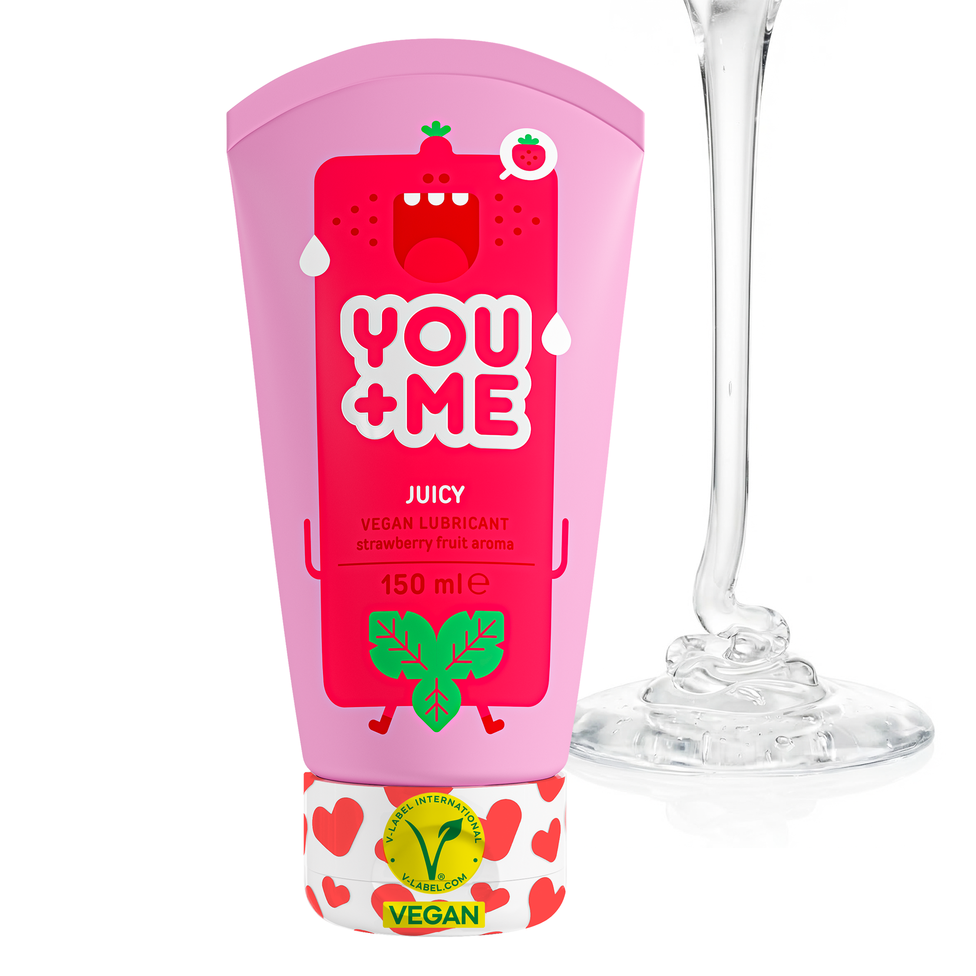 JUICY VEGAN LUBRICANT WITH STRAWBERRY AROMA