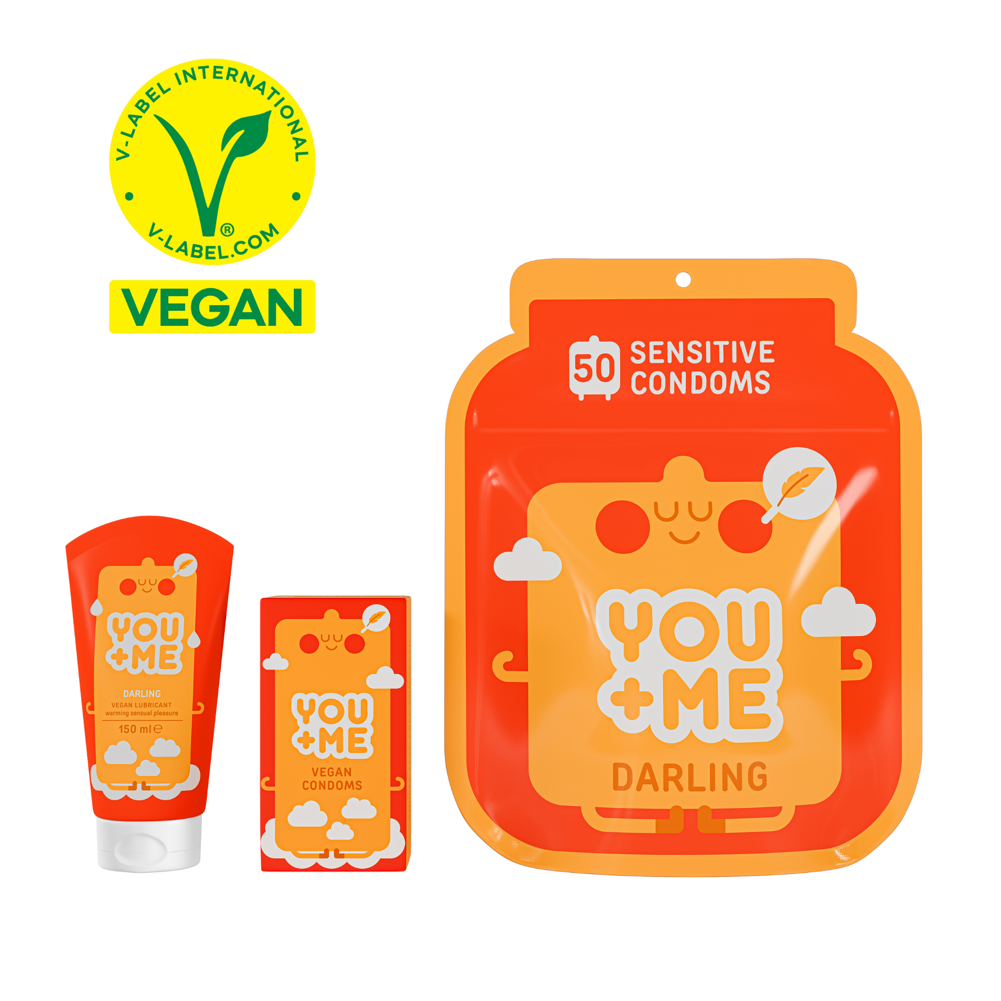 DARLING VEGAN CONDOMS WITH AN EXTRA THIN WALL
