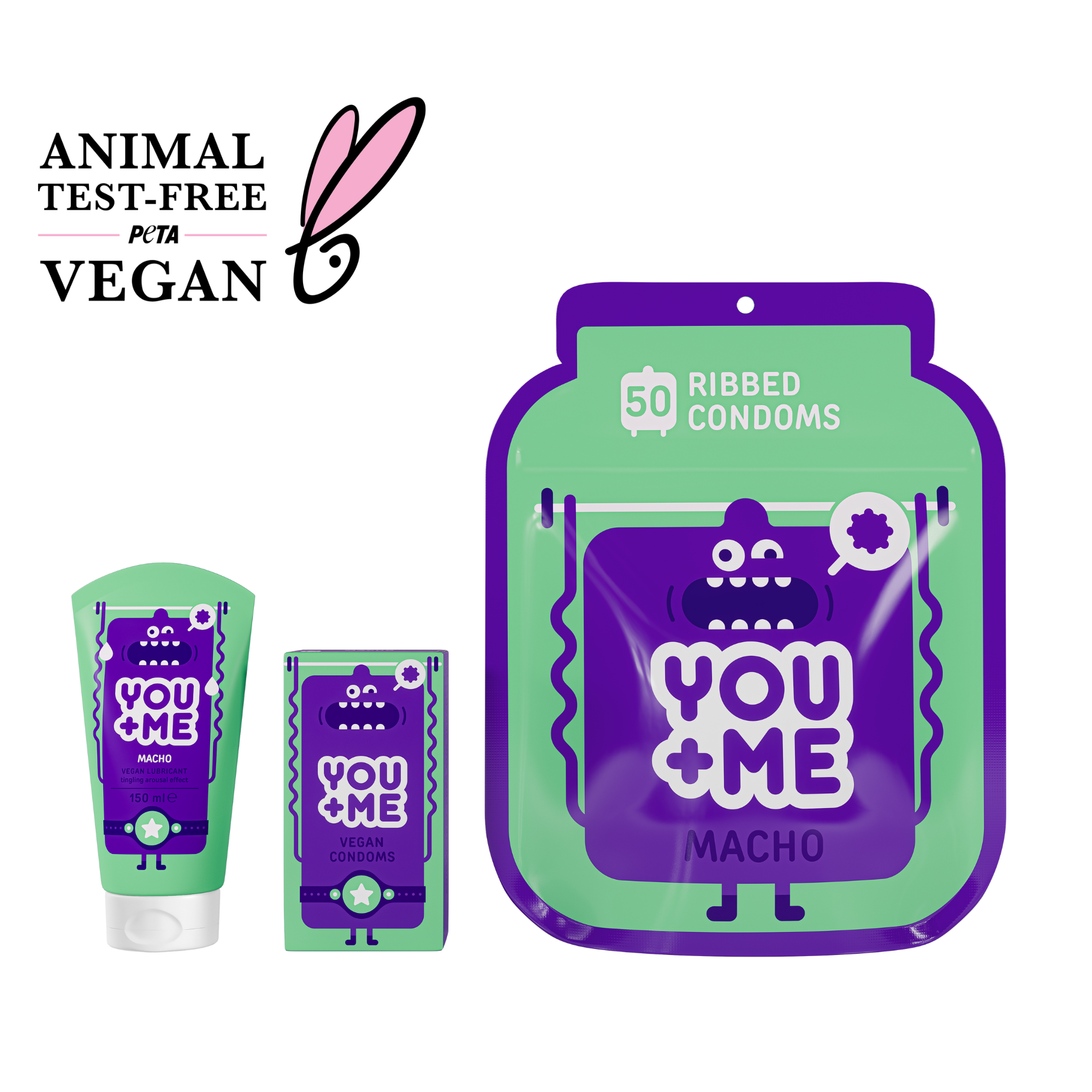 MACHO VEGAN LUBRICANT WITH TINGLING AROUSAL EFFECT