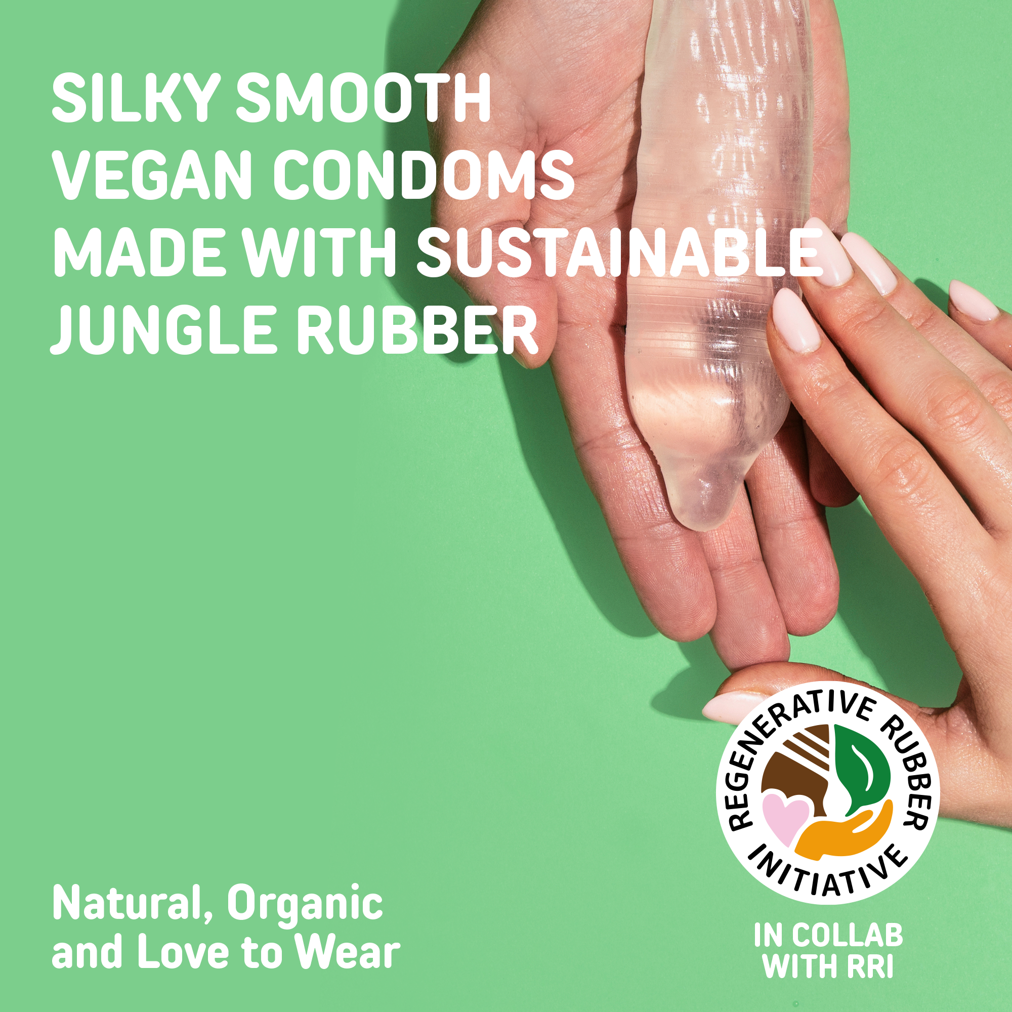 MACHO VEGAN CONDOMS WITH A RIBBED DESIGN 50 PCS