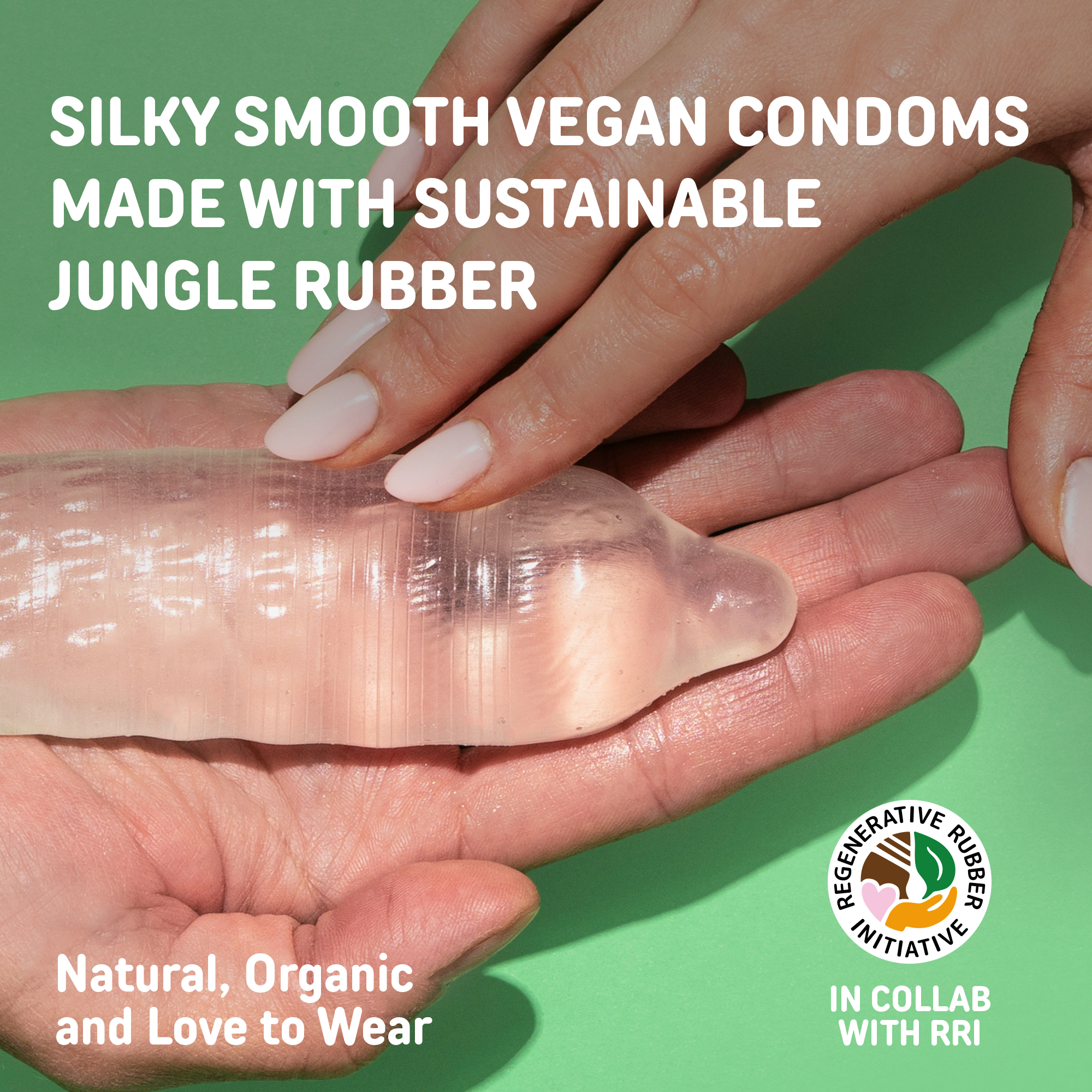 MACHO VEGAN CONDOMS WITH A RIBBED DESIGN 50 PCS