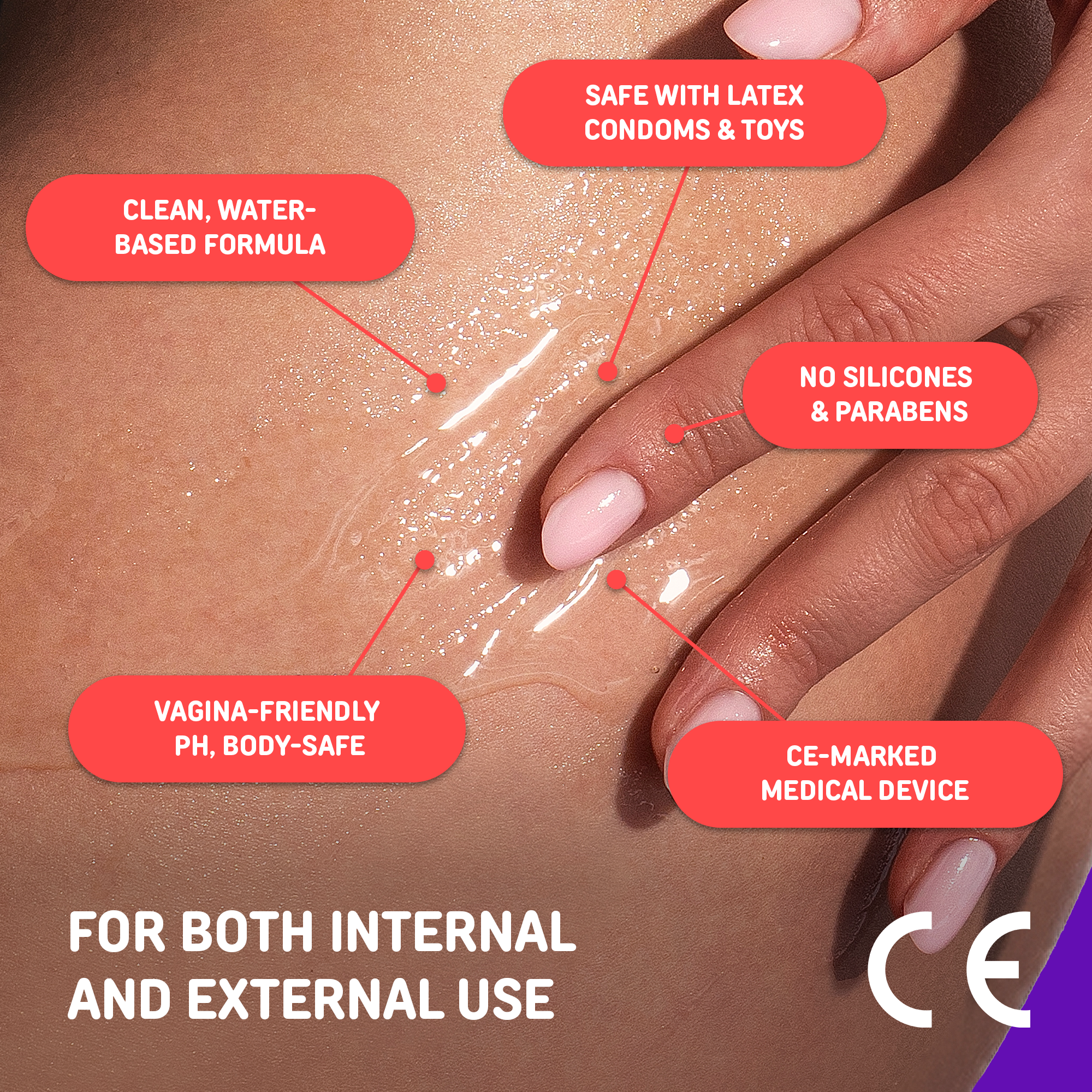 MACHO VEGAN LUBRICANT WITH TINGLING AROUSAL EFFECT