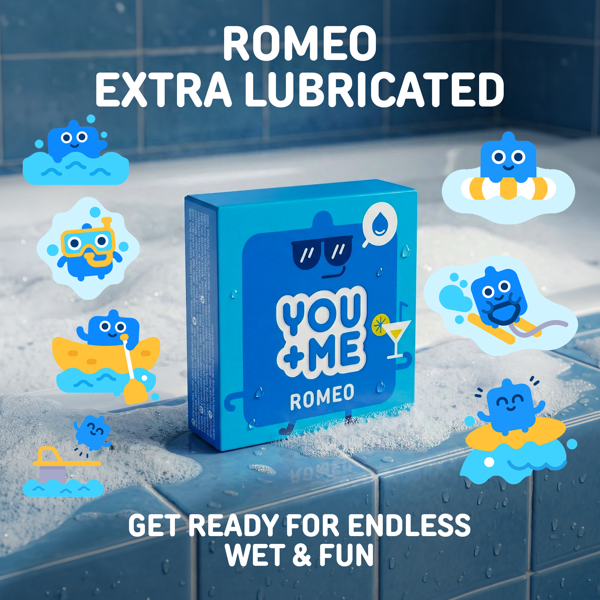 ROMEO VEGAN CONDOMS EXTRA-LUBRICATED 3 PCS