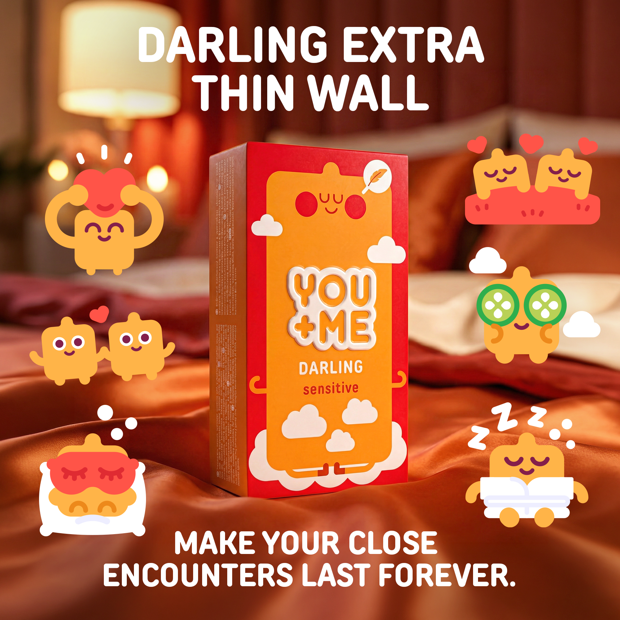 DARLING VEGAN CONDOMS WITH AN EXTRA THIN WALL 12 PCS