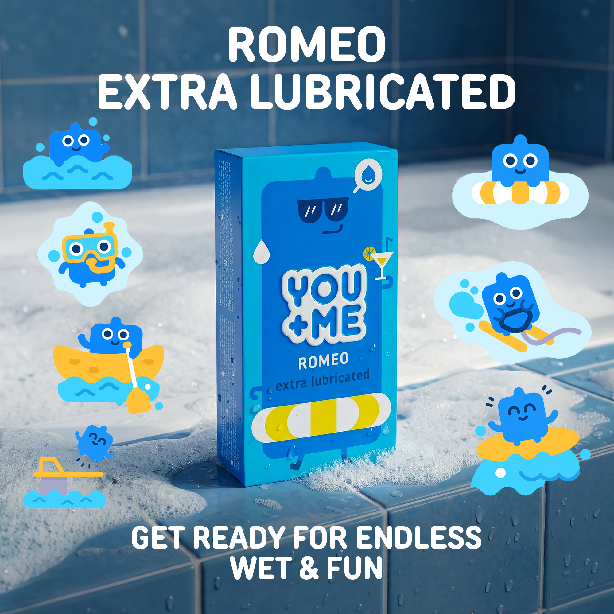 ROMEO VEGAN CONDOMS EXTRA-LUBRICATED 12 PCS