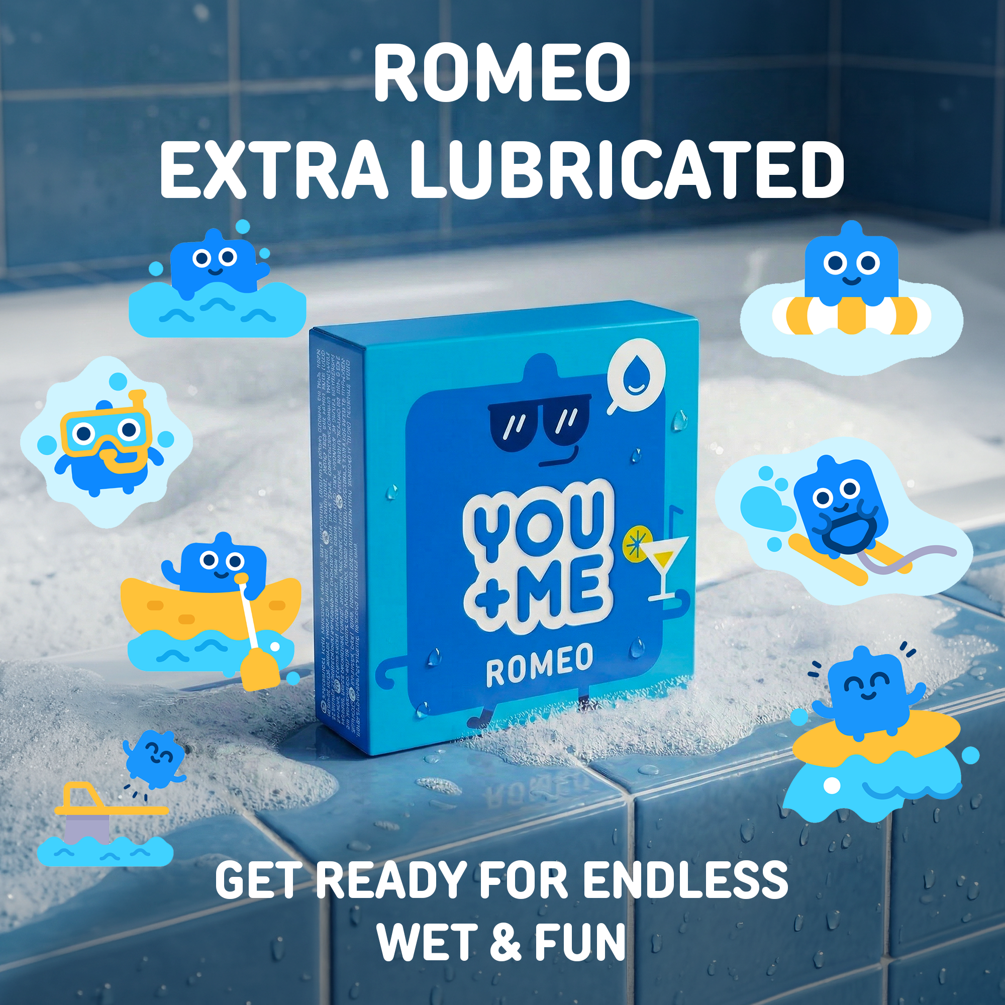 ROMEO VEGAN CONDOMS EXTRA-LUBRICATED 3 PCS