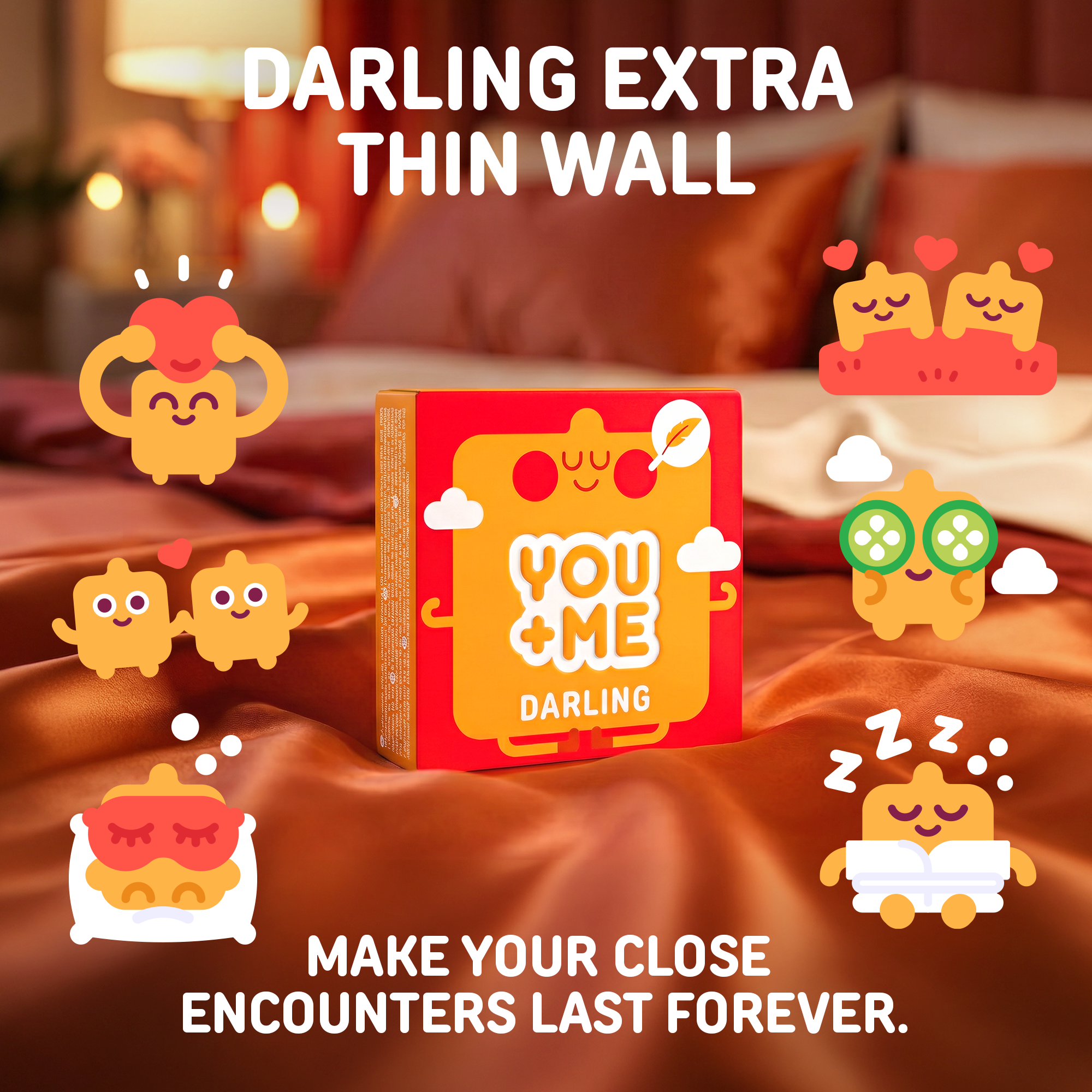 DARLING VEGAN CONDOMS WITH AN EXTRA THIN WALL 3 PCS