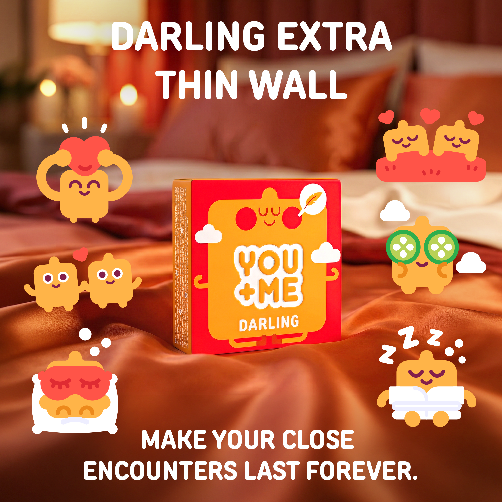 DARLING VEGAN CONDOMS WITH AN EXTRA THIN WALL 3 PCS