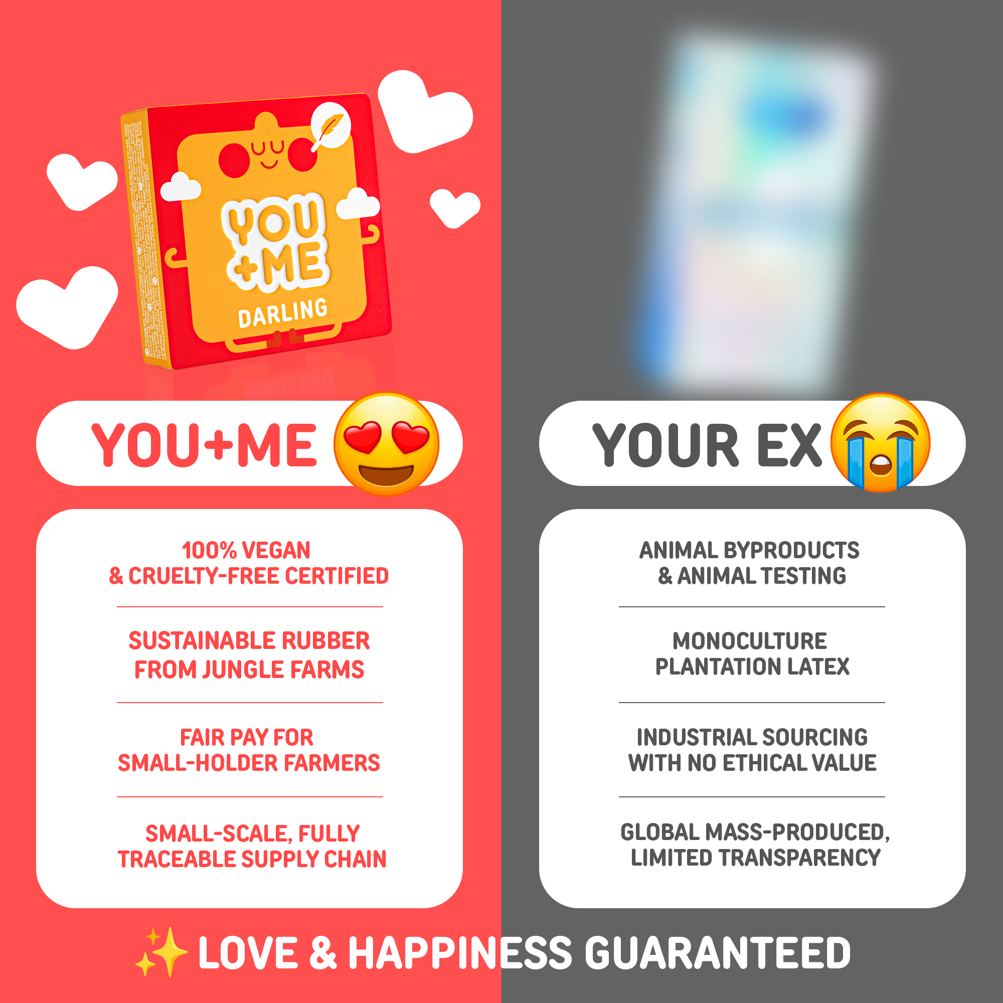 DARLING VEGAN CONDOMS WITH AN EXTRA THIN WALL 3 PCS