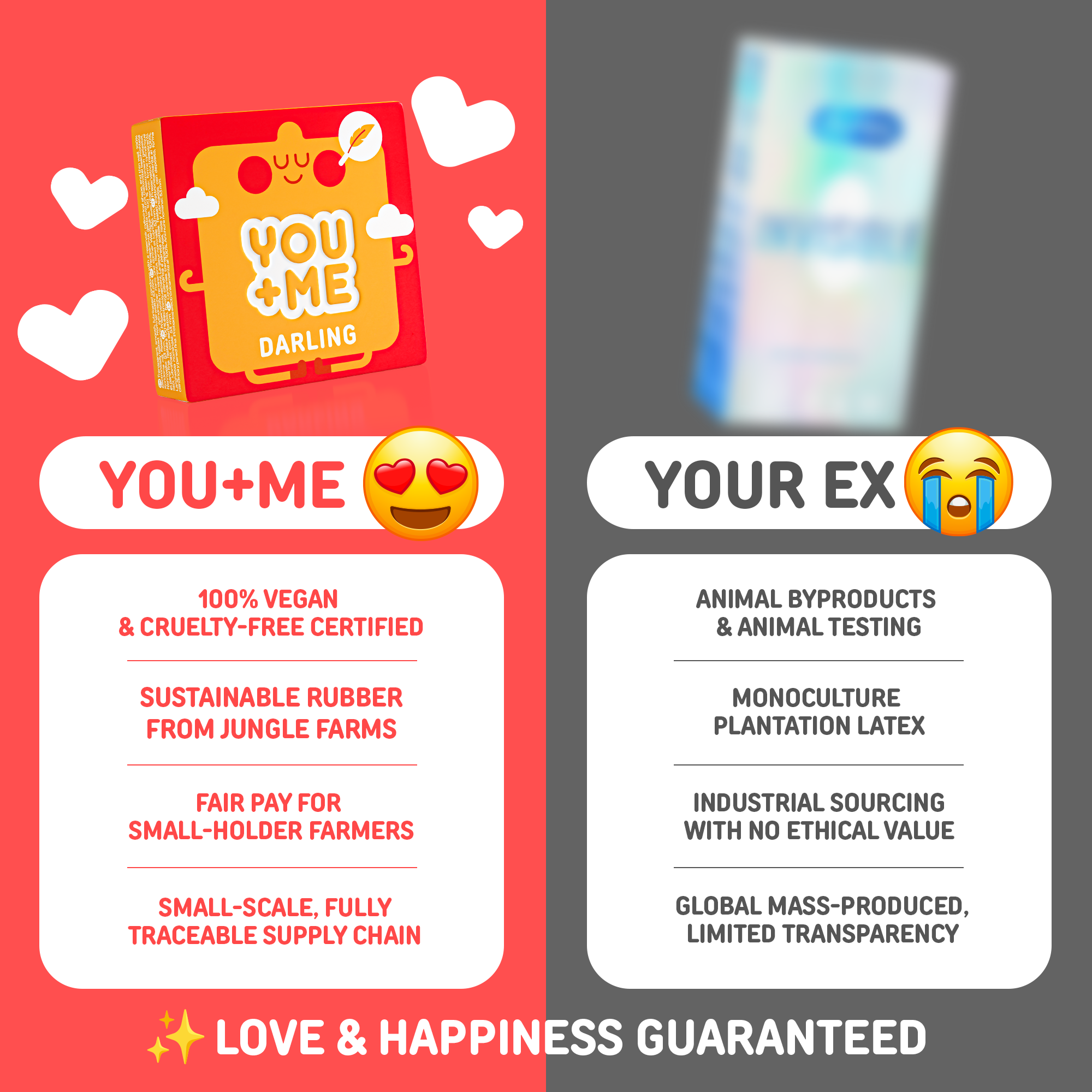DARLING VEGAN CONDOMS WITH AN EXTRA THIN WALL 3 PCS