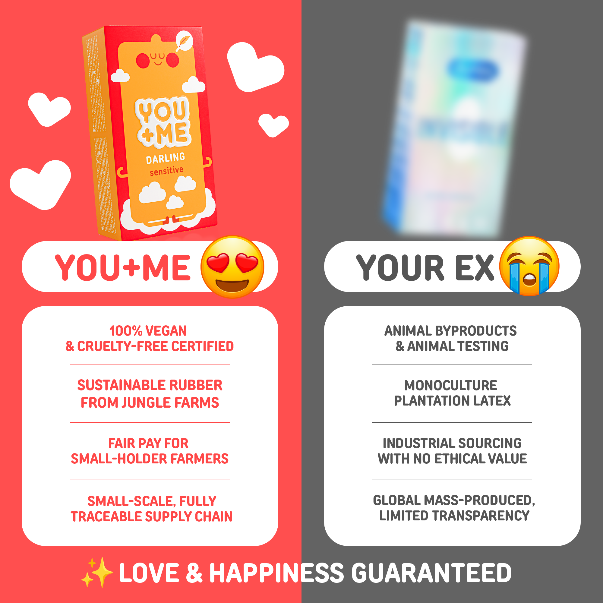 DARLING VEGAN CONDOMS WITH AN EXTRA THIN WALL 12 PCS