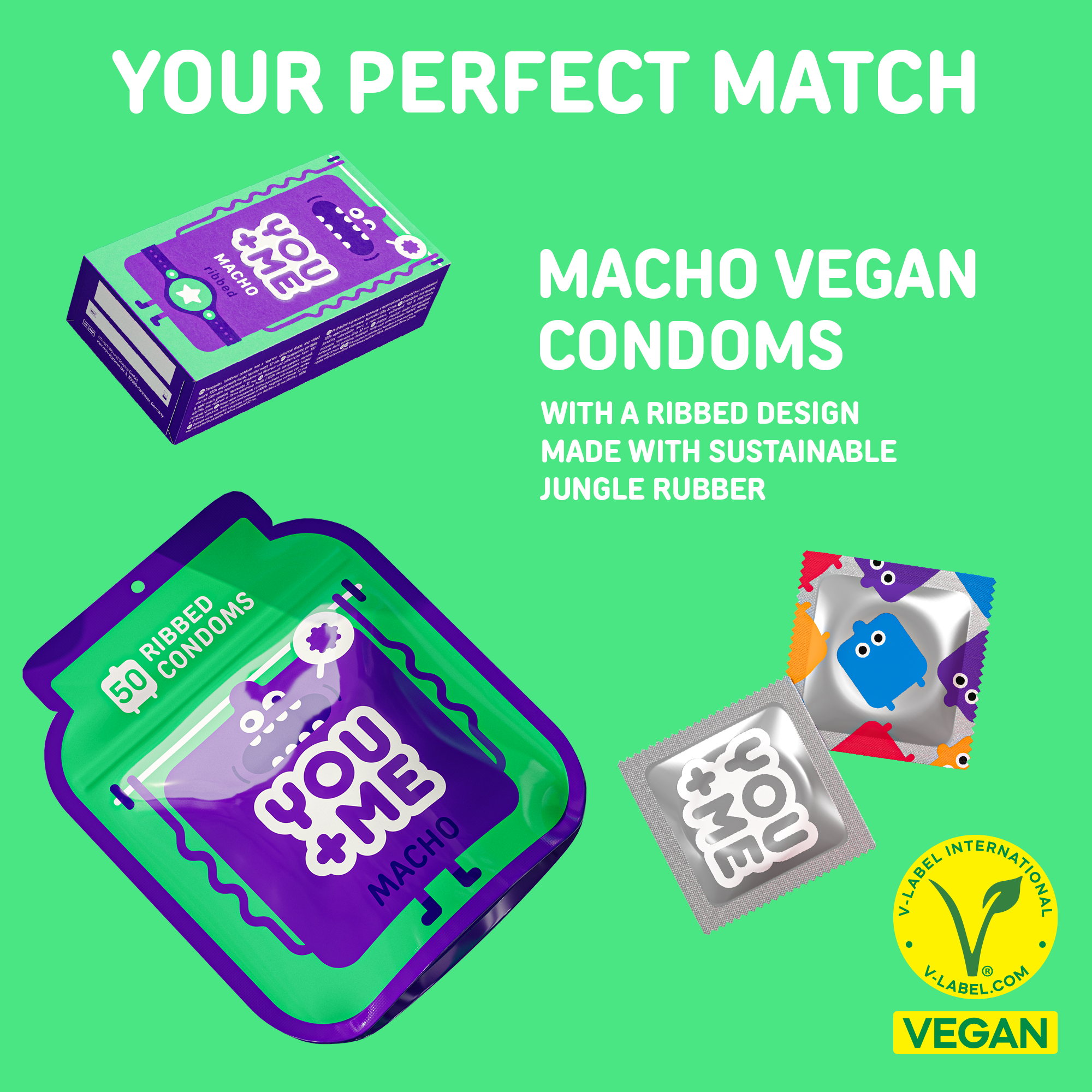 MACHO VEGAN LUBRICANT WITH TINGLING AROUSAL EFFECT
