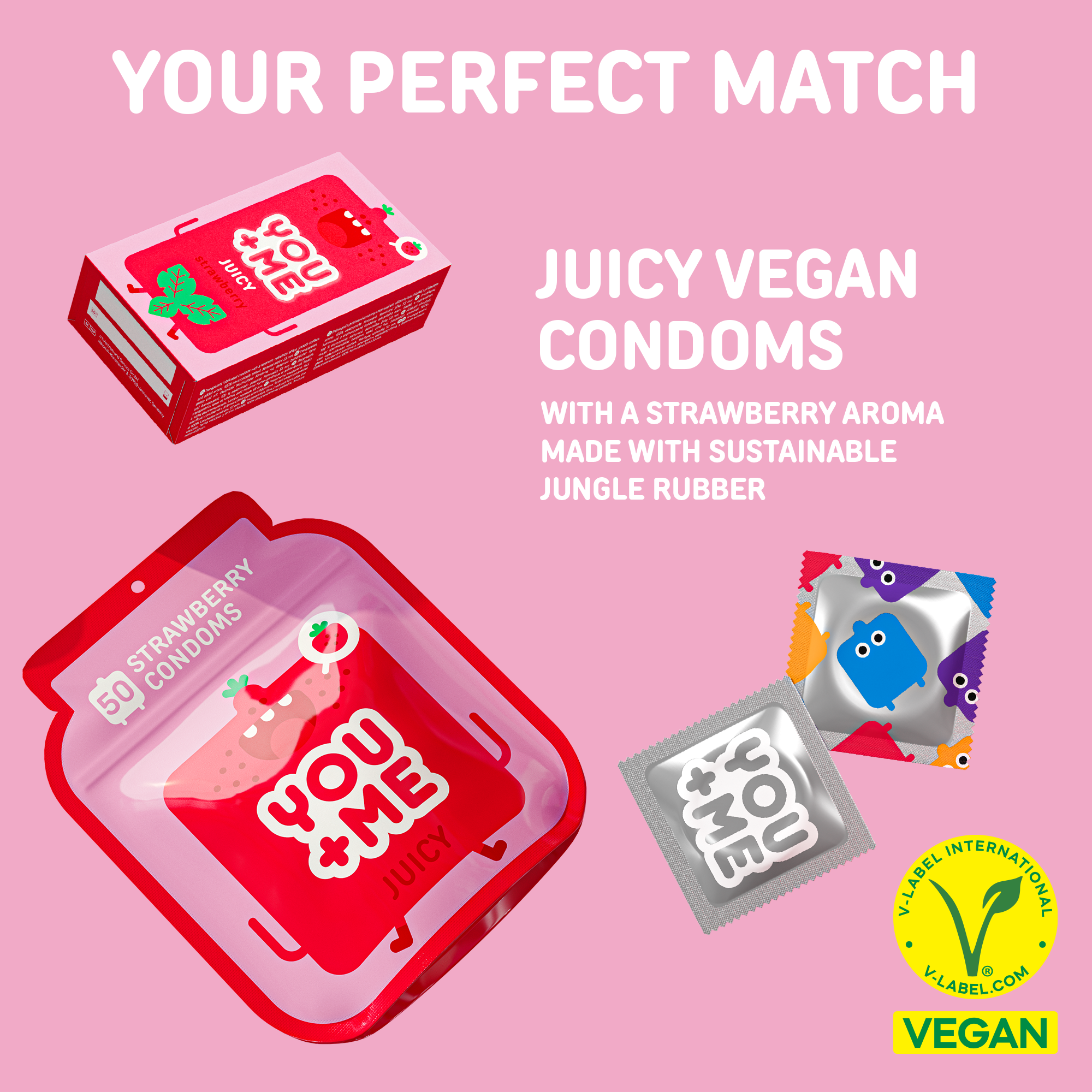 JUICY VEGAN LUBRICANT WITH STRAWBERRY AROMA