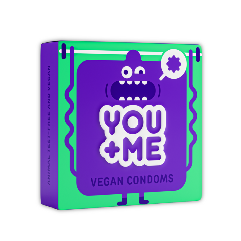MACHO VEGAN CONDOMS WITH A RIBBED DESIGN