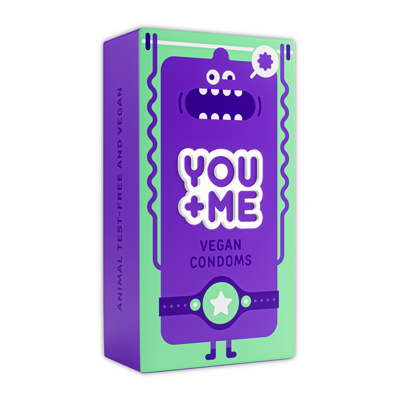 MACHO VEGAN CONDOMS WITH A RIBBED DESIGN